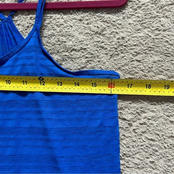 Nike Dri-Fit Blue Racerback Lightweight Workout Tank Top Women’s Size S - Picture 4 of 6